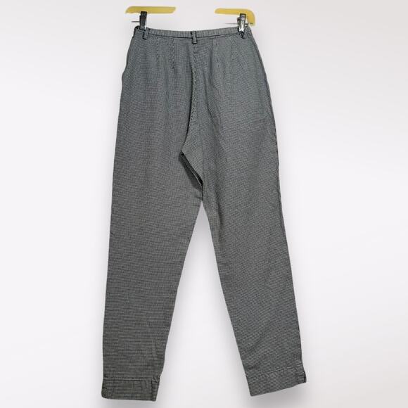 GAP‎ Women's 6 High Rise Trousers Pants Retro Wide Leg 60s Costume Checkered - Picture 6 of 9